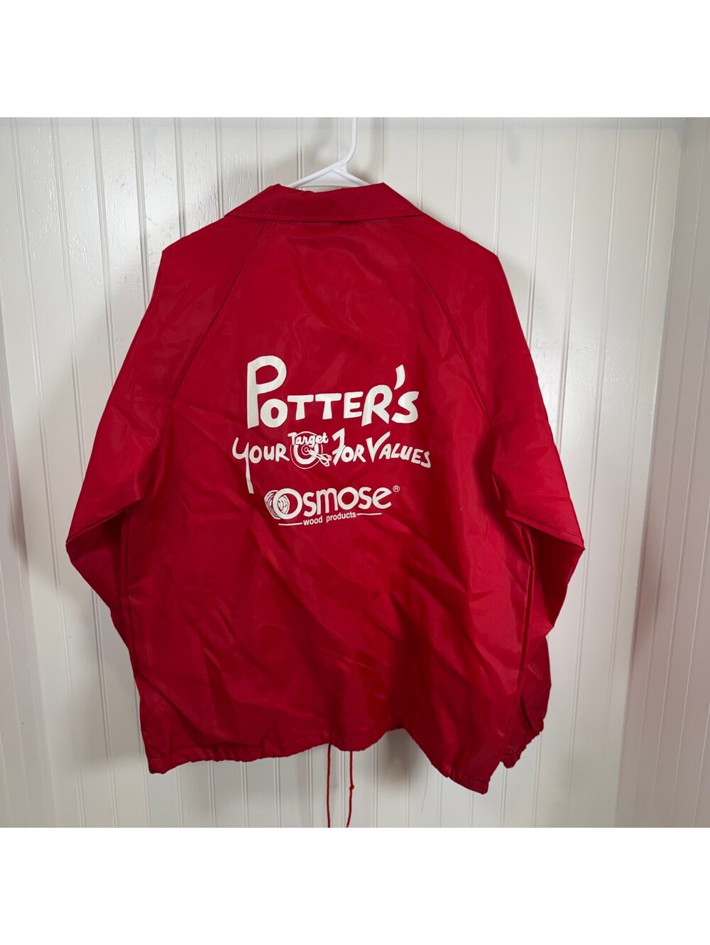 Vintage 90's K-Products NWT Red Potter's Osmose Windbreaker Coach Jacket Medium